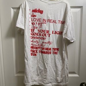 The Maine xoxo shirt from pop up event